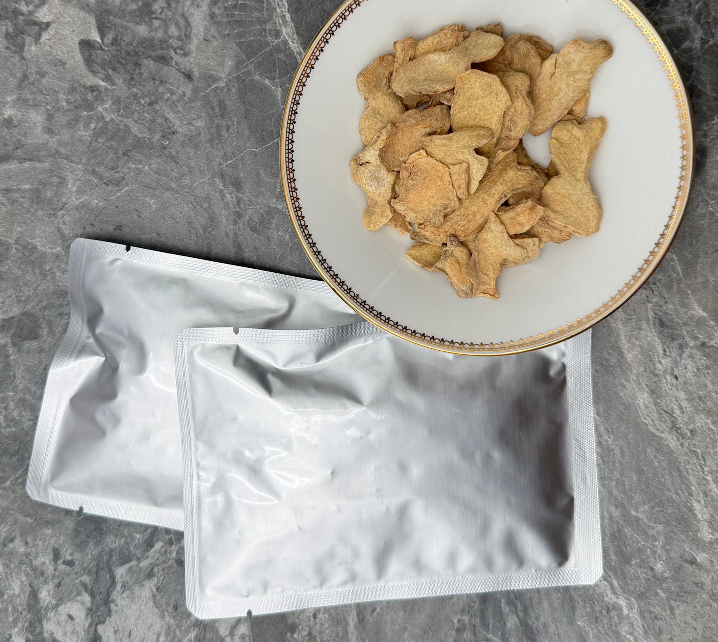 台灣薑片 冷凍乾燥薑片 食品級厚鋁箔袋包裝 12g