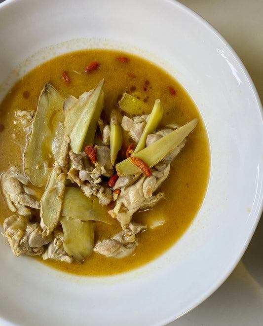 薺藍籽油食譜：麻油雞