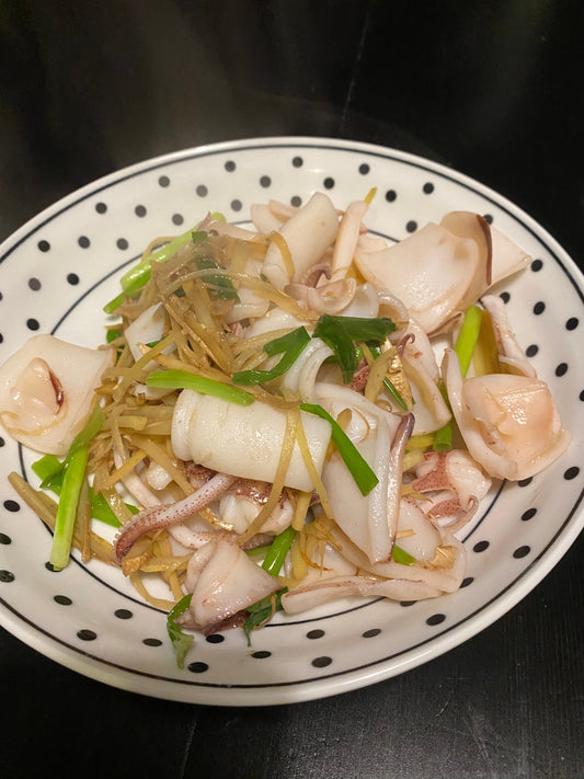 薺藍籽油食譜：薑絲中卷