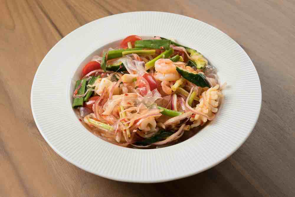 信全冬粉食譜：涼拌海鮮寬粉