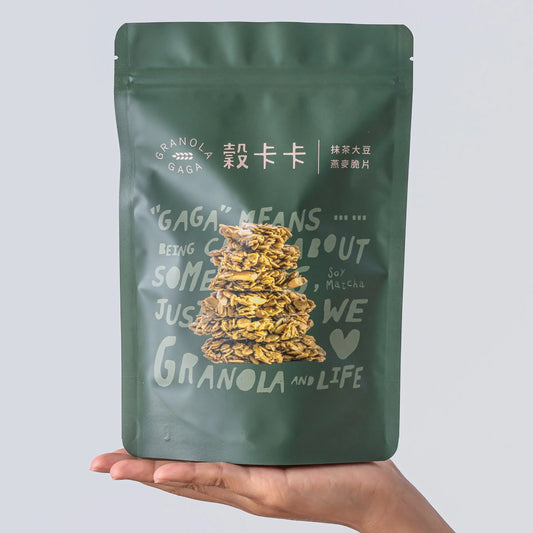 穀卡卡穀片 抹茶大豆 堅果燕麥脆片 SOY MATCHA GRANOLA [杏仁·大豆·奇亞籽]