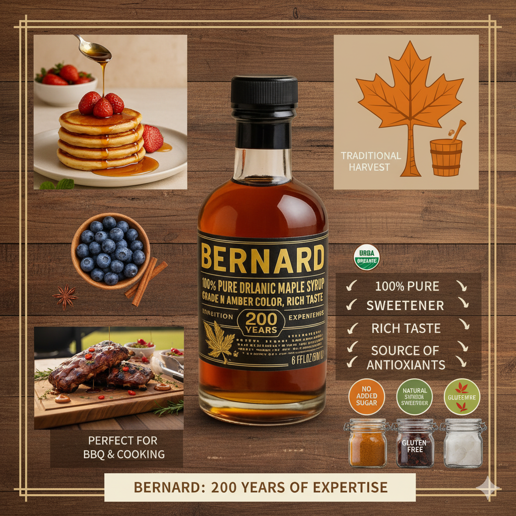 [Bernard]  來自魁北克的有機楓糖漿 ECOCERT有機認證